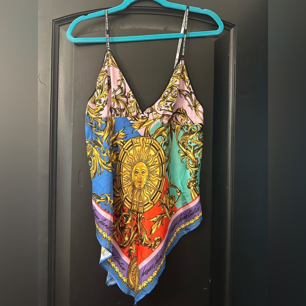 Versace handkerchief style Top
